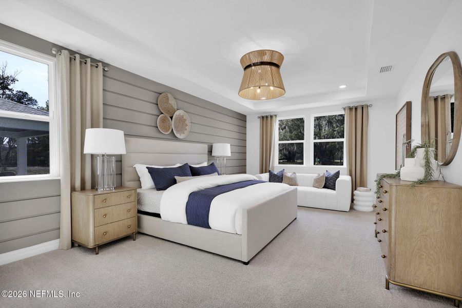 Furnished interior view inside a new home in , Jacksonville (Image 20).