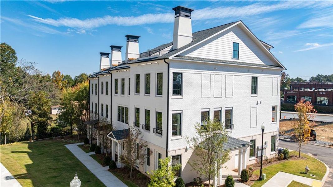Exterior details and patio area of a home in , Alpharetta (Image 26). Exterior details and patio area of a home in , Alpharetta (Image 26).