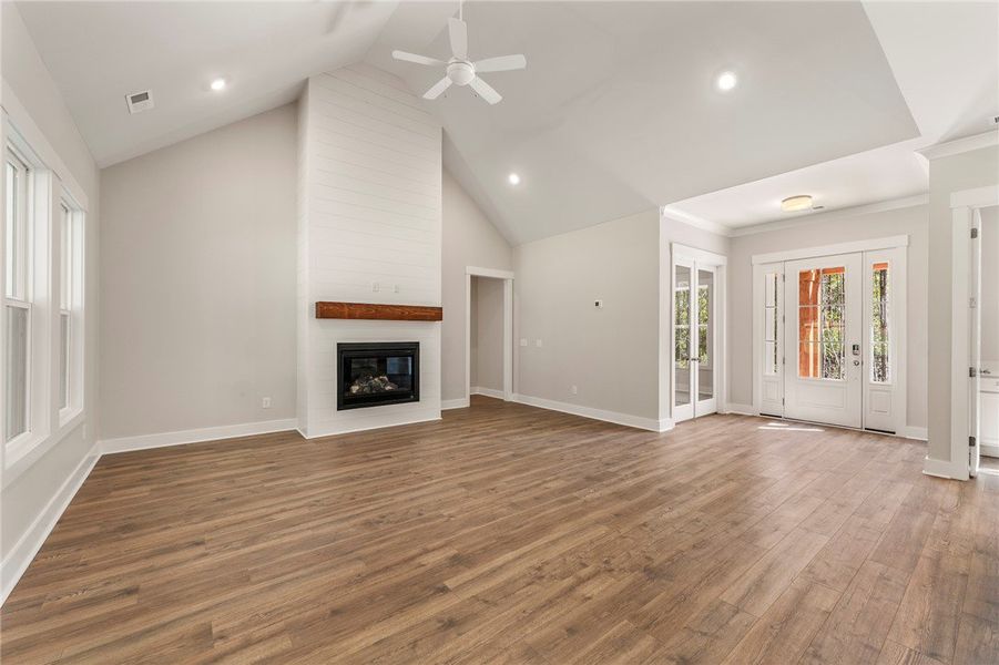 Great room - Images are of a different home with a