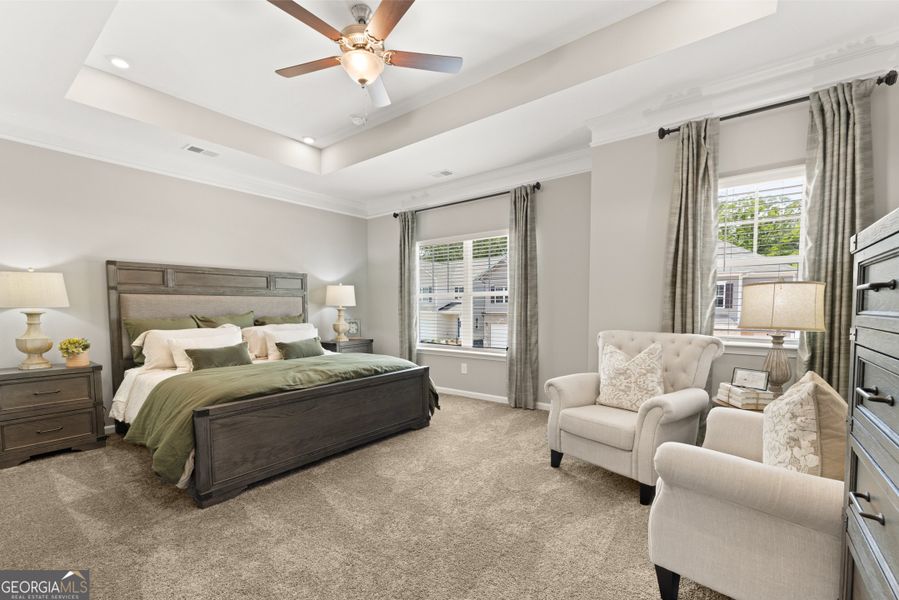 Furnished interior view inside a new home in Trellis Park, Hampton (Image 15).