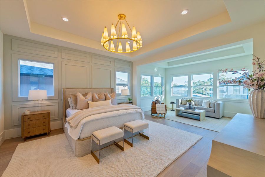 Furnished interior view inside a new home in , Houston (Image 14).