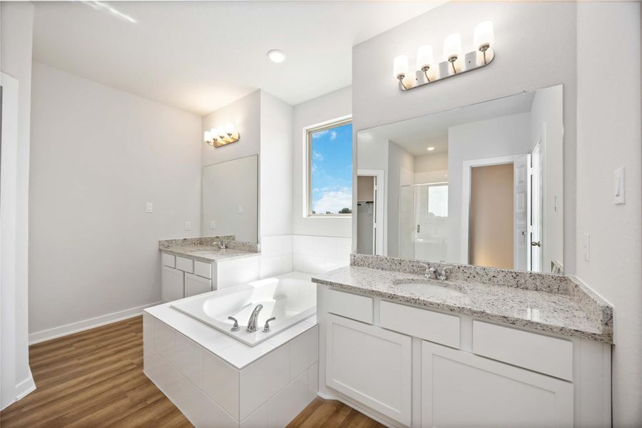 Furnished interior view inside a new home in Blue Heron Estates, Beasley (Image 11).