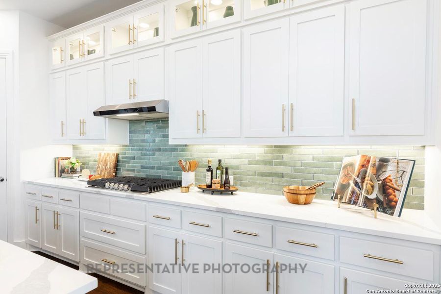Furnished interior view inside a new home in The Ranches at Creekside, Boerne (Image 9). Furnished interior view inside a new home in The Ranches at Creekside, Boerne (Image 9).