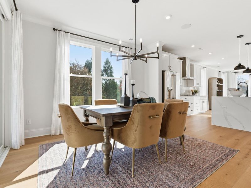 Furnished interior view inside a new home in Ross Farms, Charlotte (Image 7).