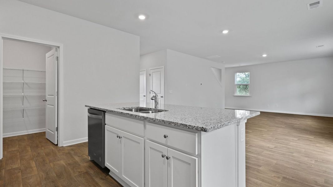 Representative furnished interior of a home built from the GALEN by D.R. Horton in Lakeview at Kitfield, Moncks Corner (Image 5).
