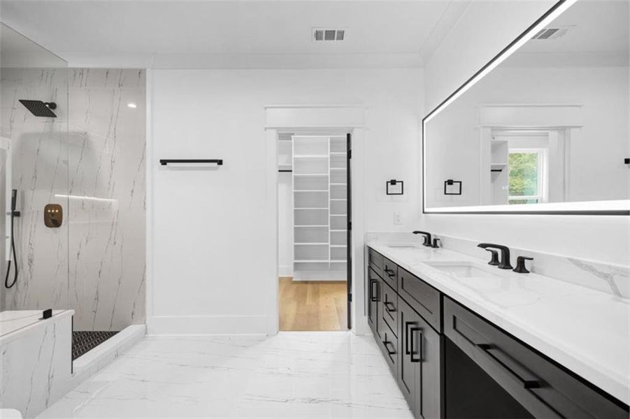 Furnished interior view inside a new home in , Grayson (Image 37). Furnished interior view inside a new home in , Grayson (Image 37).