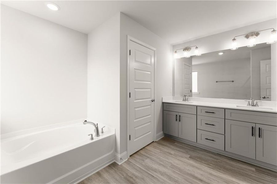 Furnished interior view inside a new home in Magnolia Villas, Cornelia (Image 16).