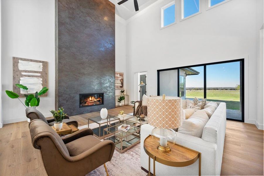 Furnished interior view inside a new home in The Highlands, Northlake (Image 19).