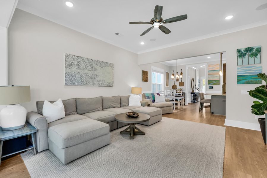 Furnished interior view inside a new home in Wando Village, Charleston (Image 36).