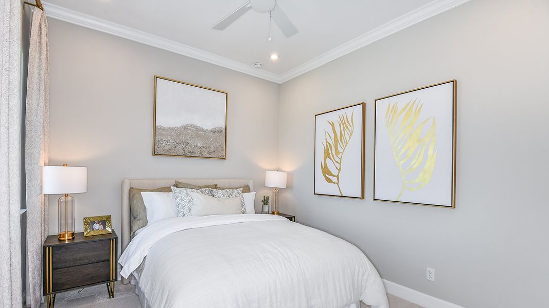 Furnished interior view inside a new home in Esplanade by the Islands Coach Homes, Naples (Image 15).