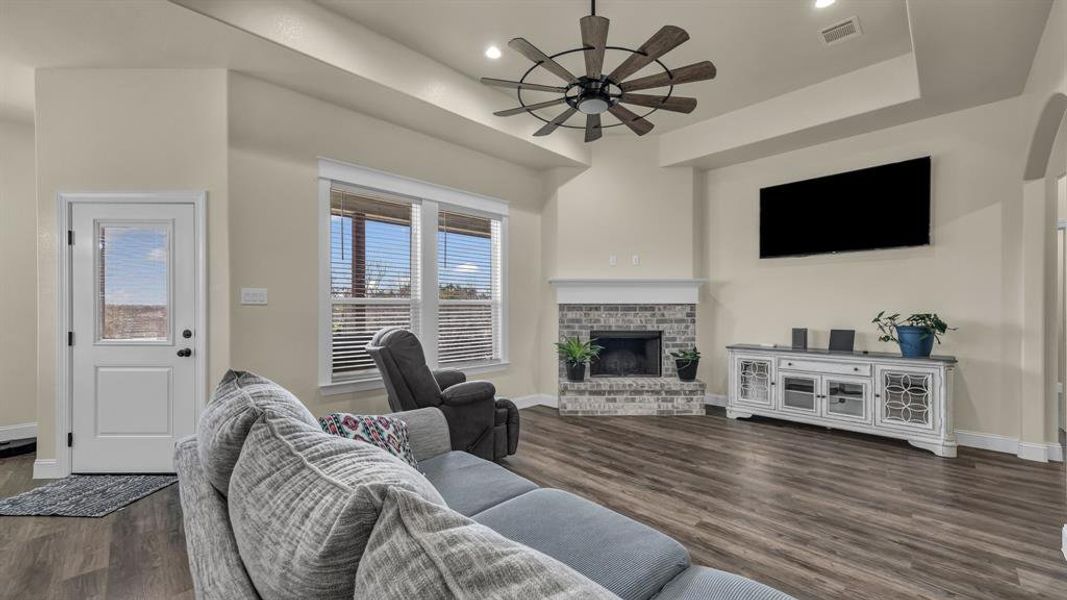 Furnished interior view inside a new home in , Granbury (Image 29).