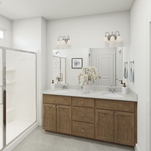 Representative furnished interior of a home built from the Gannon by Mattamy Homes in Cardinal Landing, Coats (Image 9).