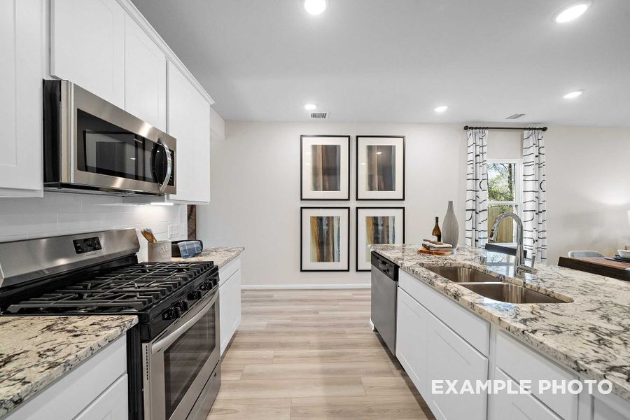 Representative furnished interior of a home built from the The San Marcos F by Davidson Homes LLC in Spring Branch Crossing, Conroe (Image 14).