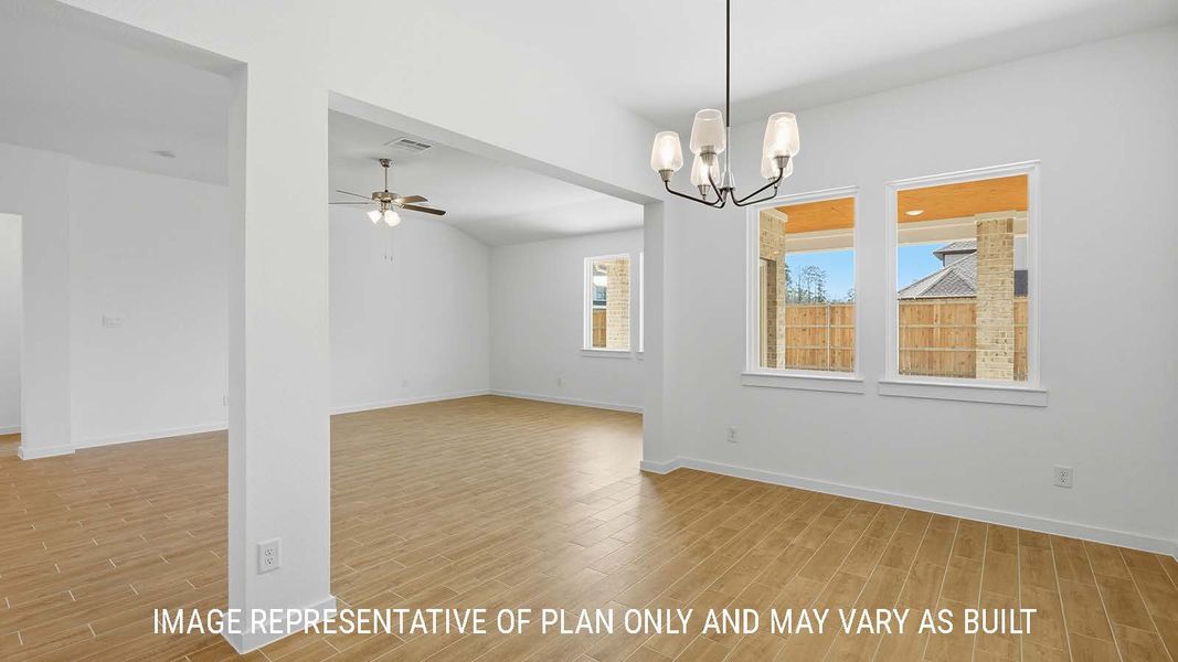 Spacious, unfurnished interior of a new home in The Woods, Lumberton (Image 18).