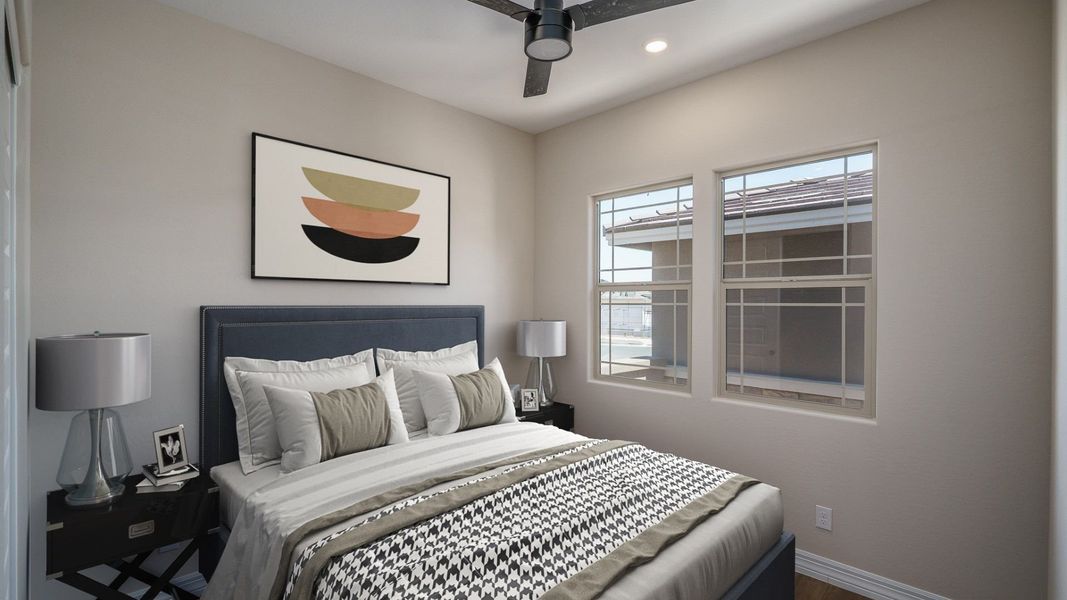 Representative furnished interior of a home built from the Sawgrass II by William Ryan Homes in Fairways in Victory at Verrado, Buckeye (Image 7).