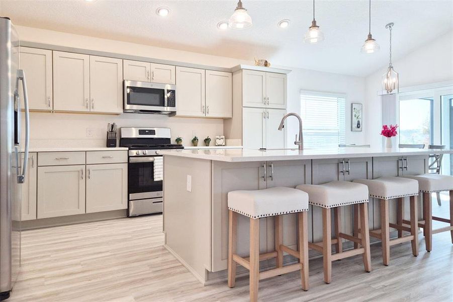 Furnished interior view inside a new home in , The Villages (Image 9).
