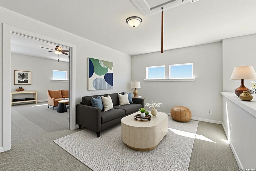 Furnished interior view inside a new home in Park Hill Commons, San Antonio (Image 10).