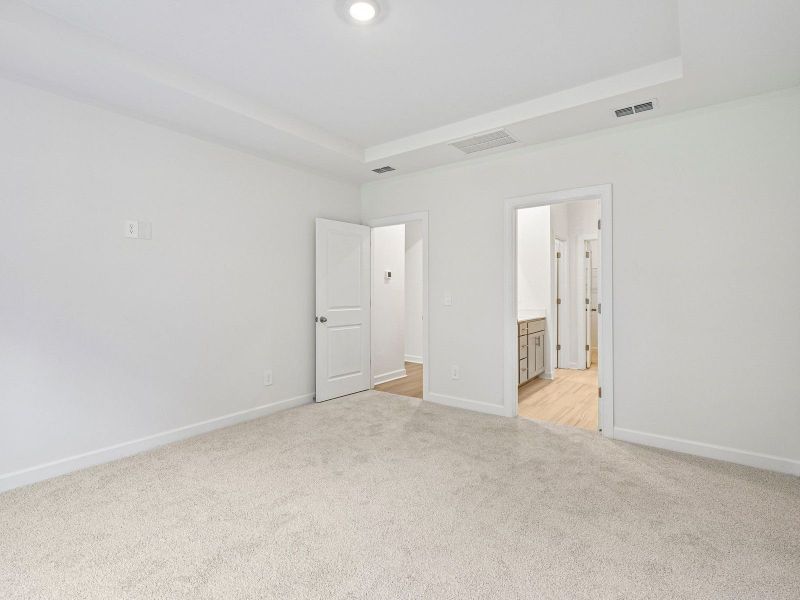 Spacious, unfurnished interior of a new home in Harper Landing, Stanley (Image 15). Spacious, unfurnished interior of a new home in Harper Landing, Stanley (Image 15).