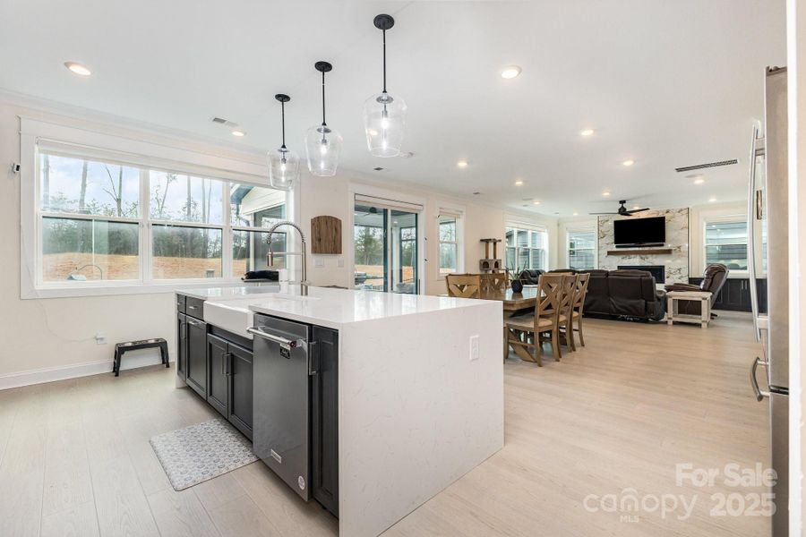 Furnished interior view inside a new home in Windell Woods, Tega Cay (Image 10).