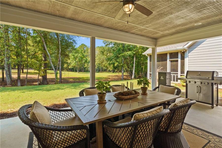 Exterior details and patio area of a home in , Monroe (Image 25).