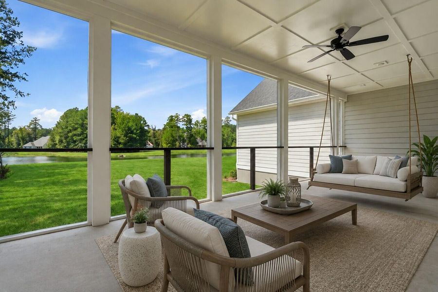 Exterior details and patio area of a home in , Moncks Corner (Image 3).