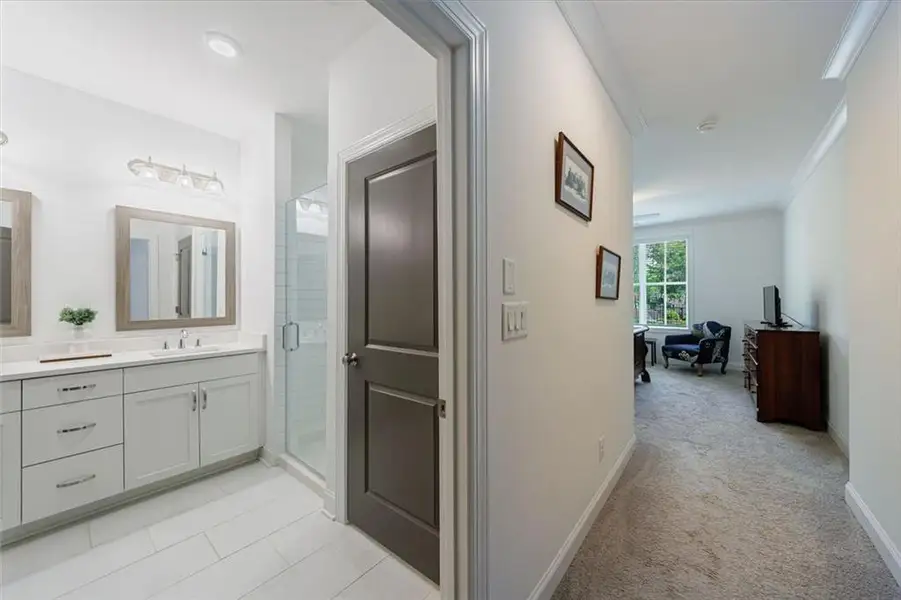 Furnished interior view inside a new home in , Peachtree Corners (Image 18).