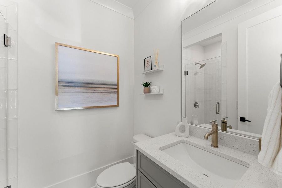 Furnished interior view inside a new home in , Marietta (Image 8).