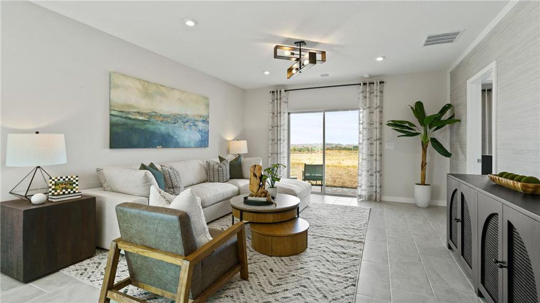 Furnished interior view inside a new home in Hamilton Bluff, Haines City (Image 26). Furnished interior view inside a new home in Hamilton Bluff, Haines City (Image 26).