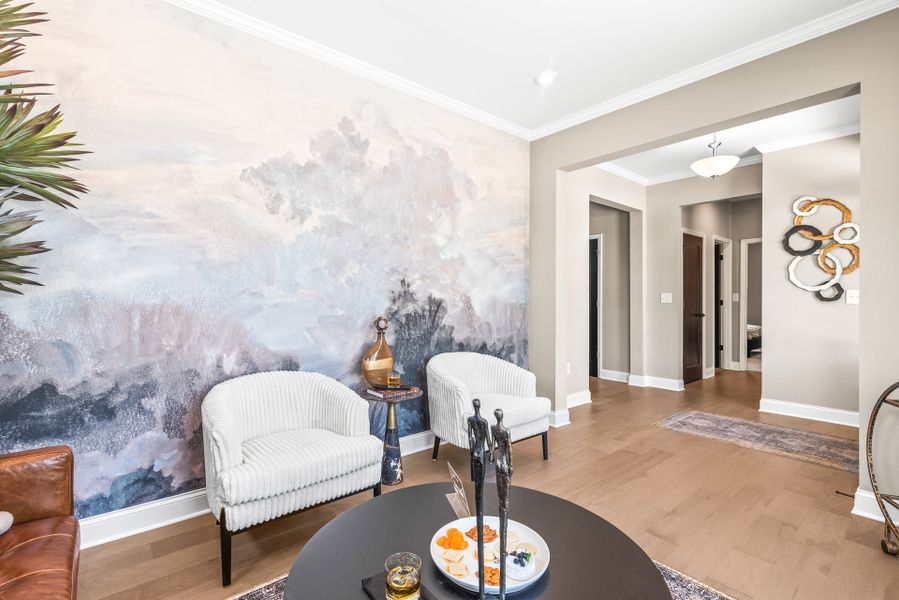 Representative furnished interior of a home built from the Maxwell by Fischer Homes in Easton Park, Dallas (Image 8).