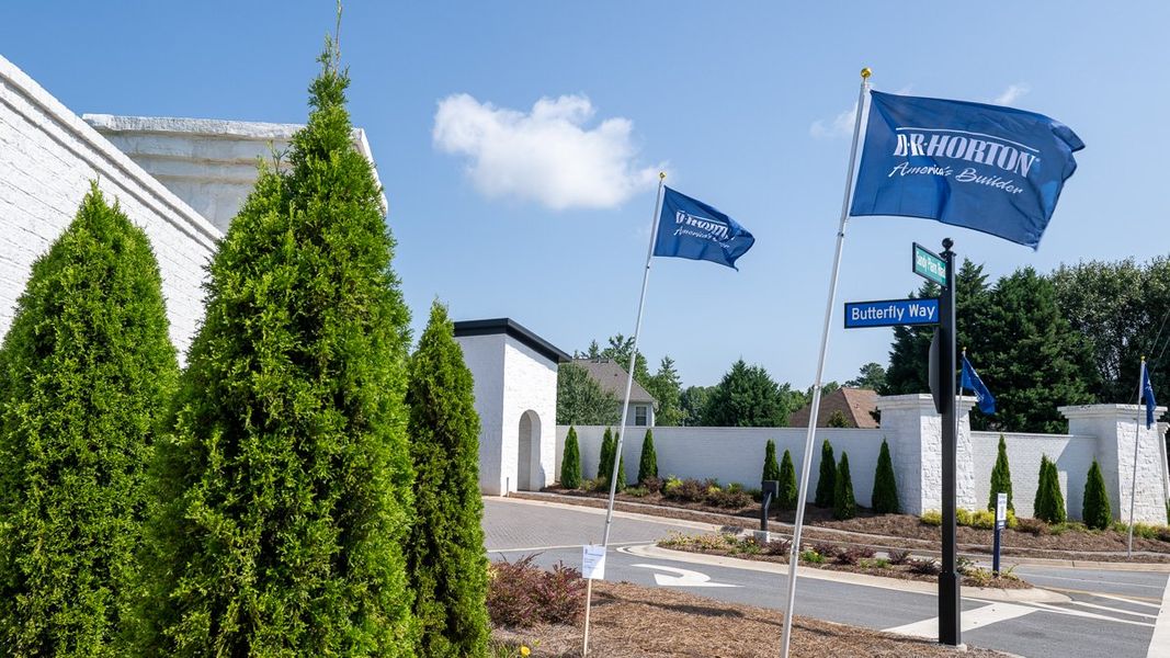 Representative exterior photo of a completed home built from the Robie by D.R. Horton in The Village at Sandy Plains, Marietta, GA (Image 7).