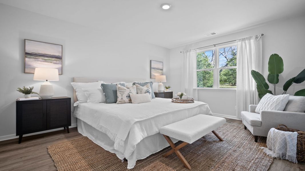 Furnished interior view inside a new home in The Retreat at East Argent, Ridgeland (Image 8).