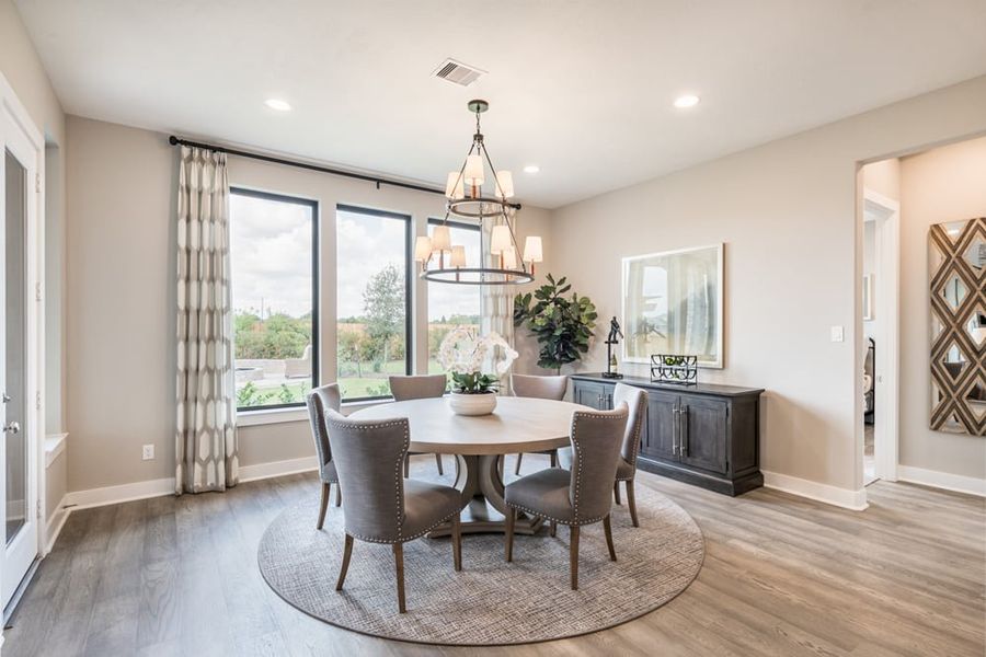 Representative furnished interior of a home built from the Sauvignon by Tri Pointe Homes in The Estates at James Lane, Fulshear (Image 9).