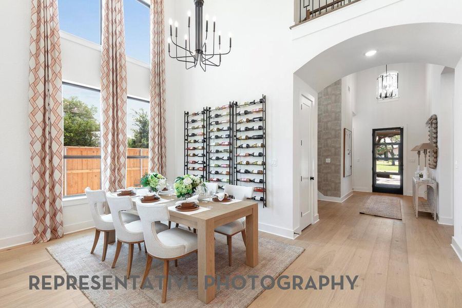 Furnished interior view inside a new home in Santa Rita Ranch, Liberty Hill (Image 23).