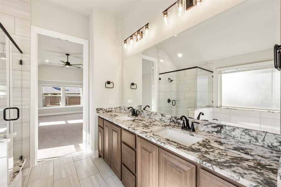 Furnished interior view inside a new home in Eagle Glen 50, Alvarado (Image 15).