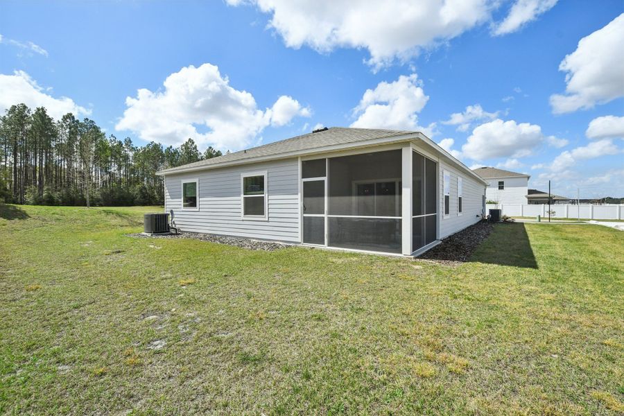 Exterior details and patio area of a home in Palm Coast, Palm Coast (Image 22).