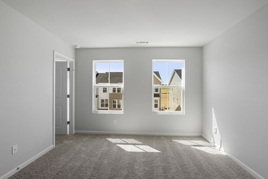 Spacious, unfurnished interior of a new home in Renaissance at White Oak, Garner (Image 26). Spacious, unfurnished interior of a new home in Renaissance at White Oak, Garner (Image 26).