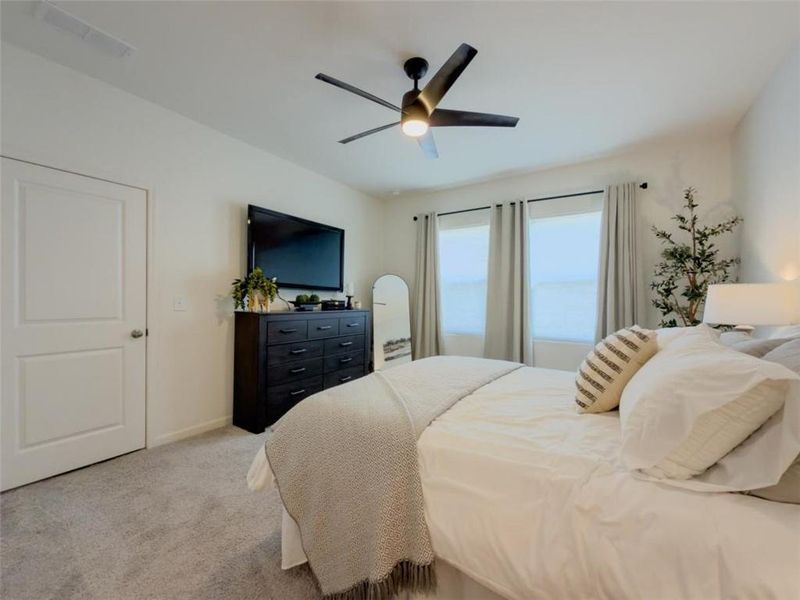 Furnished interior view inside a new home in Bentwater, Hoschton (Image 18). Furnished interior view inside a new home in Bentwater, Hoschton (Image 18).