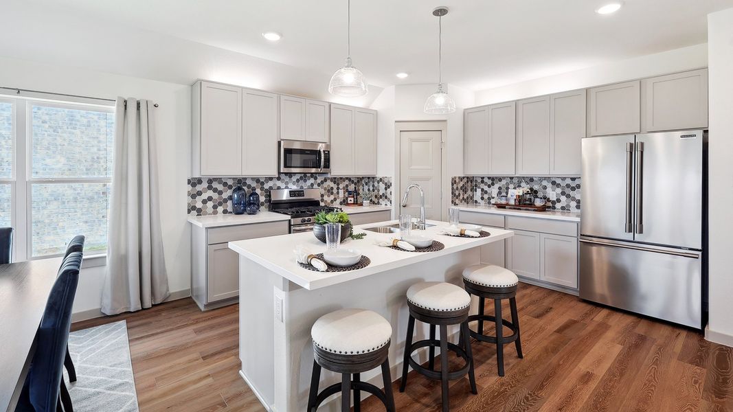 Representative furnished interior of a home built from the Kimbell by DRB Homes in Morningside, Josephine (Image 5).