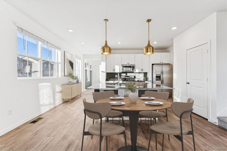 Furnished interior view inside a new home in Parkdale: Paired Homes, Erie (Image 12).