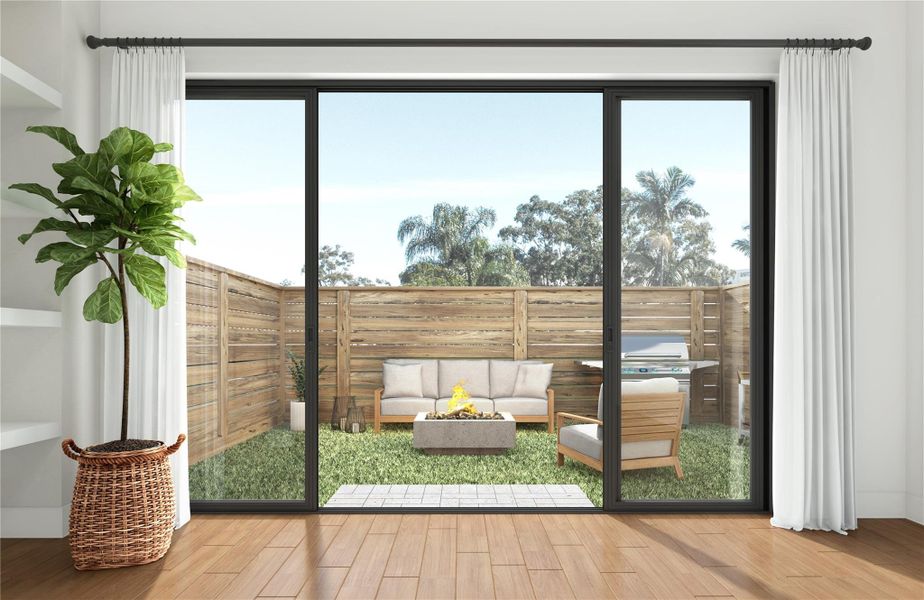 Private Backyard Private Backyard