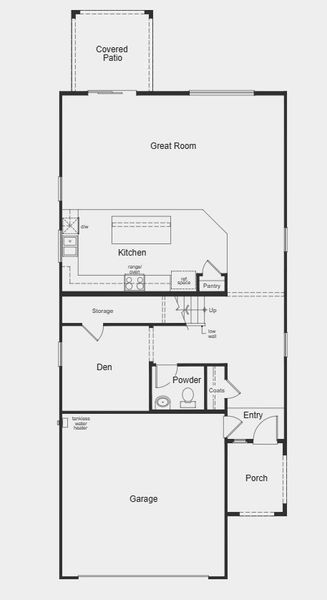 2D floor plan layout for the Plan 2685 by KB Home in Mandarina Reserve, Marana, AZ (Image 3).