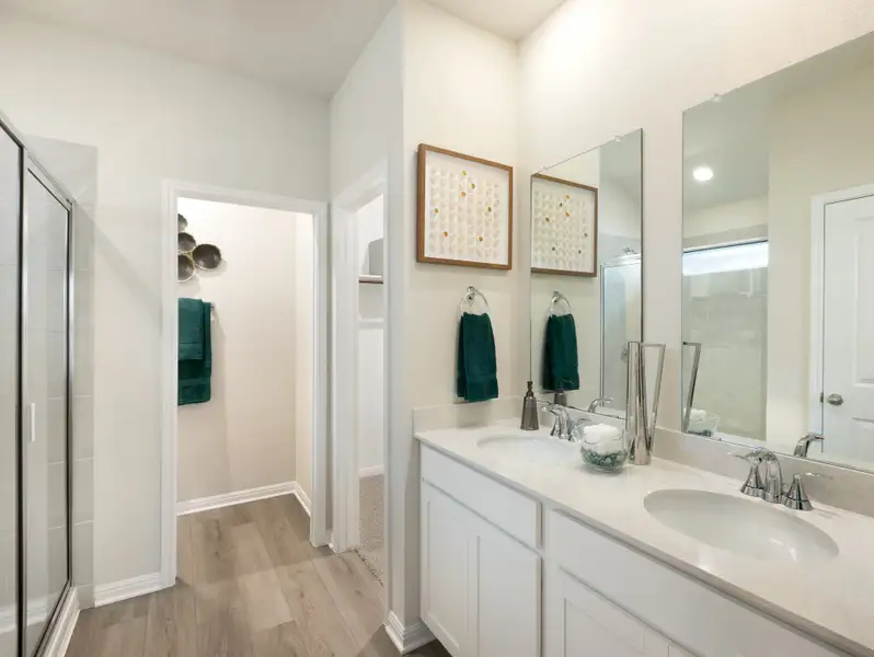 Furnished interior view inside a new home in Flora, Hutto (Image 10).