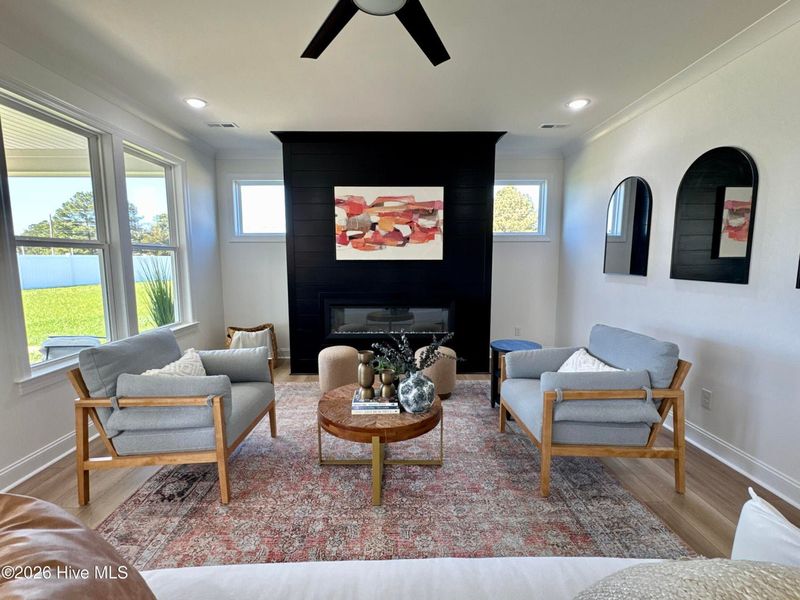 Furnished interior view inside a new home in Dixon Grove, Grimesland (Image 4).