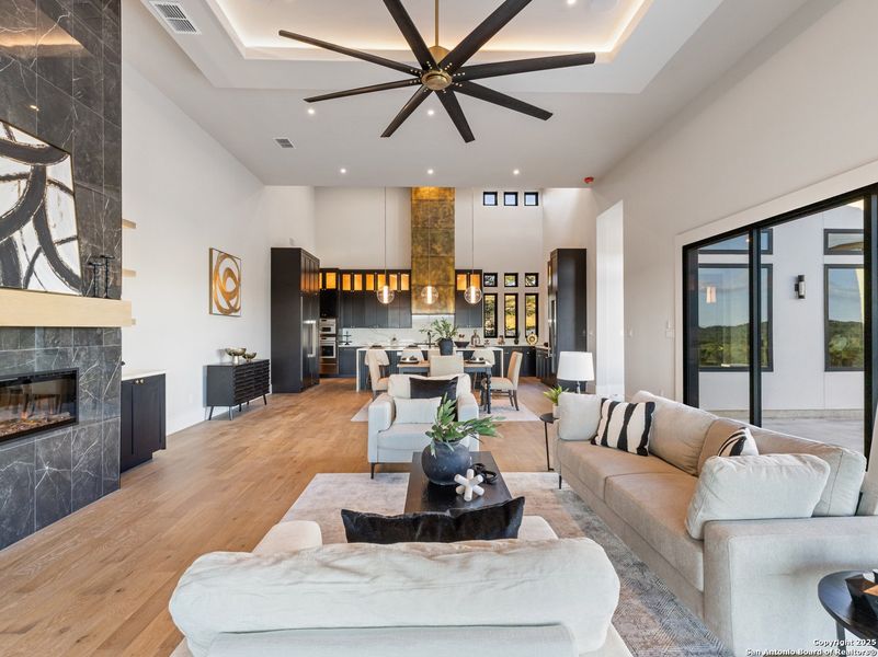 Furnished interior view inside a new home in , Canyon Lake (Image 3). Furnished interior view inside a new home in , Canyon Lake (Image 3).