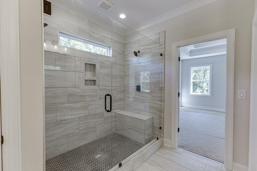 Furnished interior view inside a new home in , Buford (Image 11). Furnished interior view inside a new home in , Buford (Image 11).