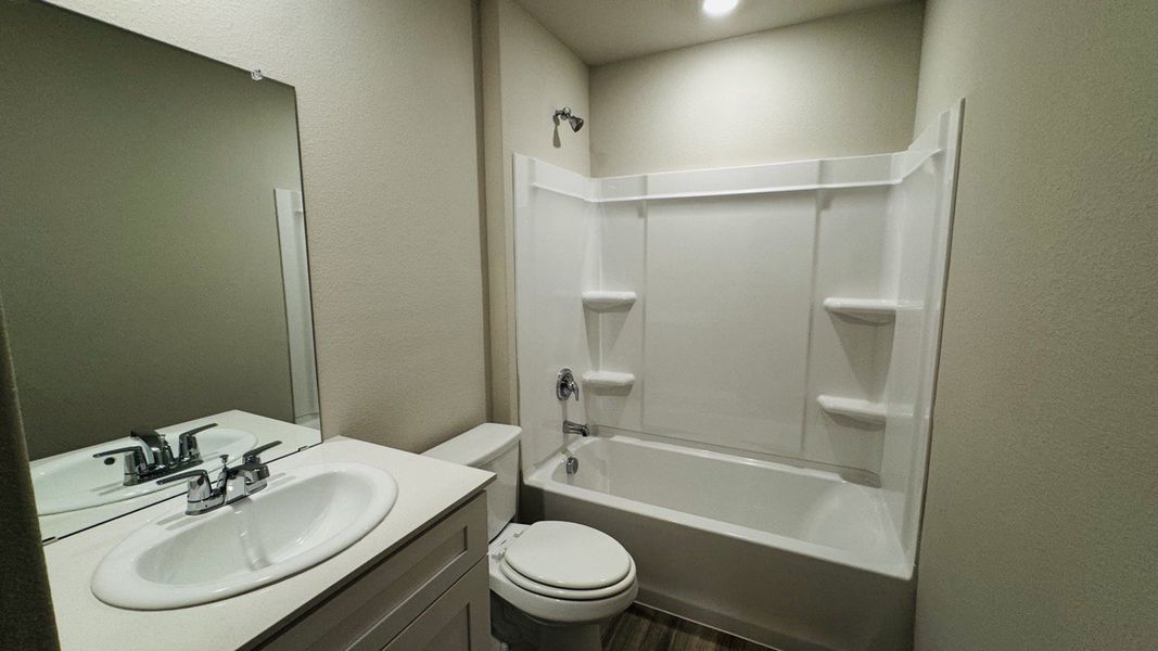 Furnished interior view inside a new home in Lonestar at Liberty Trails, Fort Worth (Image 9).
