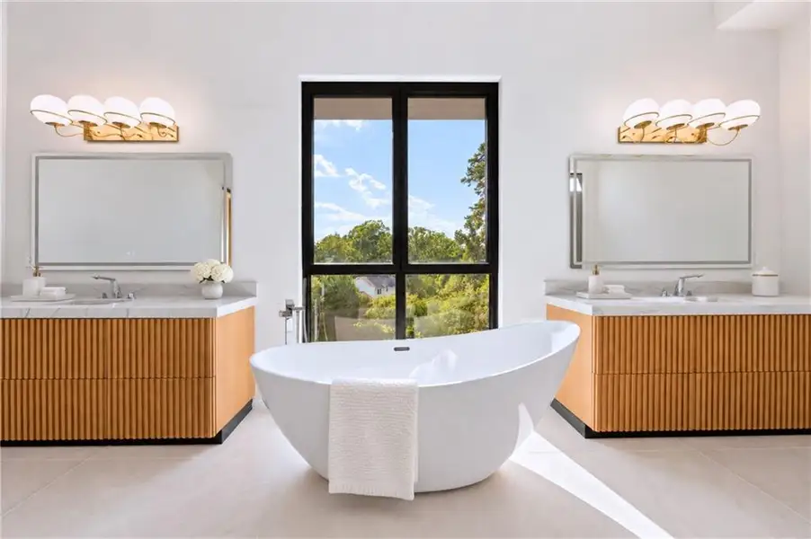 Furnished interior view inside a new home in , Marietta (Image 30).