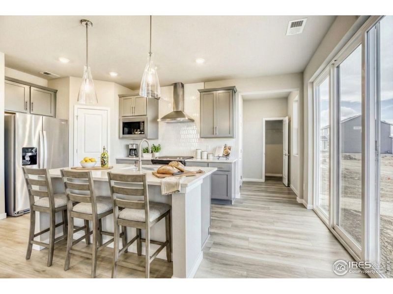 Furnished interior view inside a new home in Hidden Creek, Frederick (Image 8).