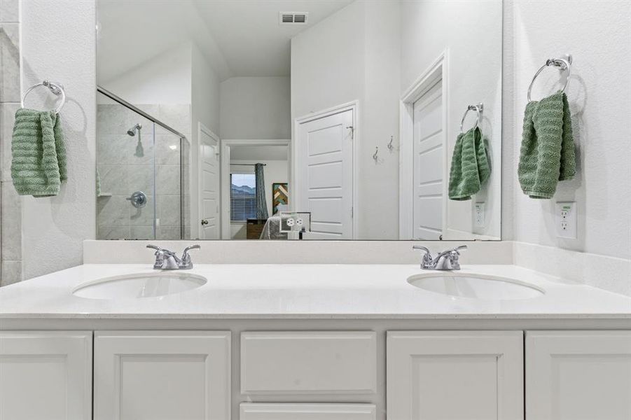 Close-up of interior finishes inside a home in , Azle (Image 20).