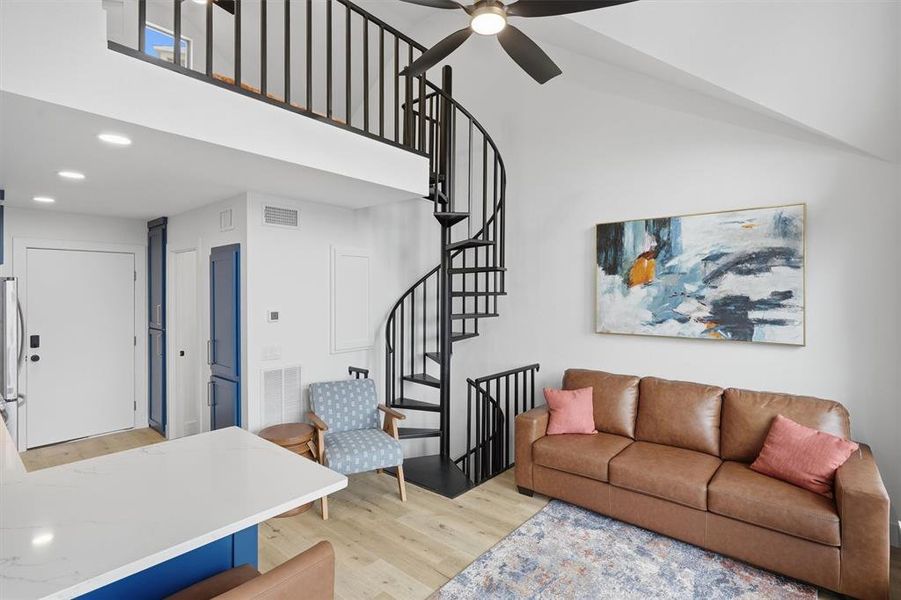 Furnished interior view inside a new home in , Strawn (Image 15). Furnished interior view inside a new home in , Strawn (Image 15).